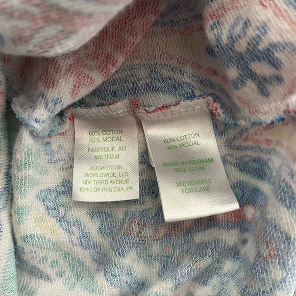 Lilly Pulitzer Odette Tunic Let Minnow - Picture 10 of 11